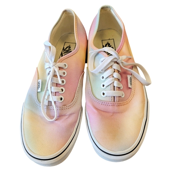 Vans Authentic Aura Shift Tie Dye Skate Canvas Lace Sneakers - Picture 2 of 9